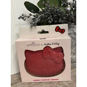 Impressions Hello Kitty Kawaii Red Compact Mirror